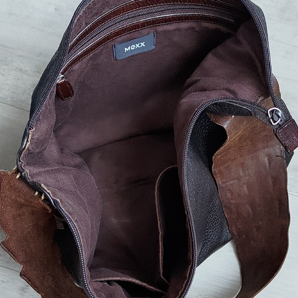 Mexx Brown Leather Bag - Picture 6 of 12